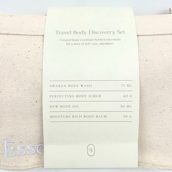 New Oak Essentials Jenni Kayne Travel Body Routine Set Oil Scrub Balm Wash - Picture 2 of 9